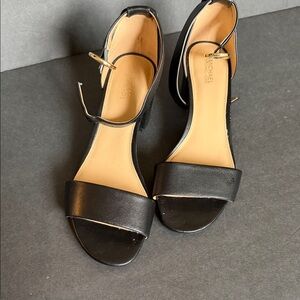 Michael Kors Black Heeled Sandals